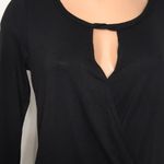 Sophie Max New. Black drape tee. NWOT Photo 2