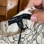 Romeo + Juliet Couture Black and White Floral Laced Dress Sz XS NWT Photo 5