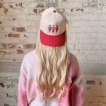 GRACE LILLY Nutcrackers Trucker Hat Red Photo 1