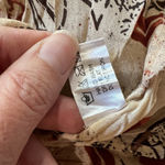 Violet+Claire  Women's‎ Crinkle Button Up Blouse Size Size Medium Browns Retro Photo 8