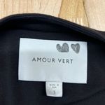 Amour Vert  Maribel Jersey A-Line Dress Black Size Small Photo 7