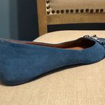 Coach  Blue Suede Leather Flats, Size 8.5 Photo 6