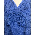 Guess Brand New  Women's Size 4 Blue Solstice Lace Mini Dress Photo 5