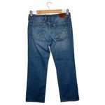 Lucky Brand Jeans Womens 4 Blue Cropped Sweet N Crop Denim Boho Festival 7W11249 Photo 2