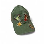 Cowboy Hat Olive Otto Flex‎ Western Embroidered Skull Horseshoe Sheriff Star Green Photo 0