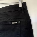 the so lifting straight leg black jeans size 8 short (chico's 1) cotton Photo 4