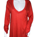 Anthropologie  Porridge Shirt‎ Womens Medium Red Bandana Backstory Tee Casual Photo 0