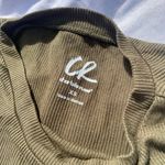 Charlotte Russe green ribbed cropped Tshirt Photo 3