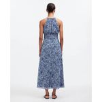 Madewell Smocked Halter Midi Dress Floral Blue Ditsy Cottagecore Fairy US 8 NWT Photo 3