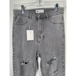 ZARA Women's Size 6 High Rise Skinny Ripped Distressed Gray Pants Jeans New Photo 1