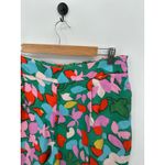J.Crew J. Crew Pants Women 12 High-rise pleated pant Confetti Floral Linen Blend Crop Photo 6