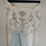Soft Surroundings  Cream crocheted boho peasant top size M‎ Photo 8