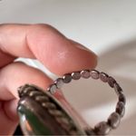 Vintage Green Jade Sterling Silver Southwestern Style Ring Womens 7.5 Estate Photo 4