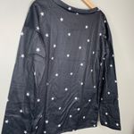 Boutique Black Long Sleeve T-Shirt Stars Night Sky Photo 4