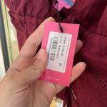 Edikted  Women's Burgundy and Red Crop-top Photo 4