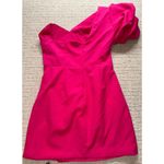 DO+BE  Women’s Hot Pink One Shoulder Ruffle Cocktail Party Dress Size M Photo 1