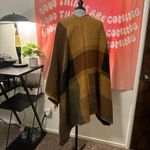 None Colorblock Pashmina with Earth Tones Photo 7