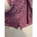 Dee Elle  Floral Print Romper Woman’s Size Large One Piece Photo 3