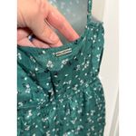 Billabong  Floral Maxi Dress Green White Spaghetti Straps Wrap Large Sundress Photo 6