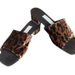 AmyJo Gladstone Leopard Print Textured Slipper with Low Heel Lg Brown Size undefined Photo 0