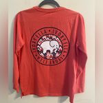 Ivory Ella Womens Pink Coral‎  Long Sleeve Pocket T-Shirt Organic Cotton Sz Small Photo 1