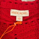 Knox Rose NWT! Women’s  red sweater Large Photo 2