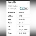 Cupshe  Ginger Ribbed & Ruched One-Piece Orange swimsuit size Medium Photo 3