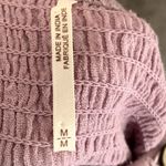 Free People  Summer Picnic Smocked Balloon Sleeve Mini Dress in Purple Pink Photo 10