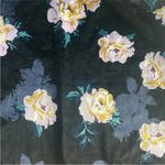Candie's Size Large Floral Velvet Tank Top. Photo 2