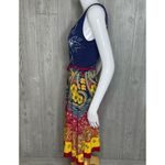 Desigual  rhinestone belted tank top style casual paisley dress small Photo 7