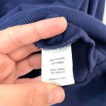 Universal Standard Peachy Terry Half Zip Pullover Vintage Blue Long Sleeve 3XS Photo 4