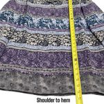 Dana Buchman Vintage Floral Long Sleeve 100% Silk Long Sleeve Blouse Size 2 Photo 12