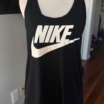Nike Black Essentials Big Logo Racerback Tank Top Size medium Photo 0