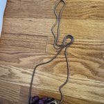 Vintage Handmade Black Beaded Cross Body Bag Purse Evening Gold Strap Clutch Photo 4