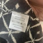 Belldini Beige Grey Diamond Printed Open Front Long Sleeve Sweater cardigan Gray Photo 6