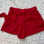 Red Shorts With Matching Belt Size M Photo 1