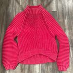 Free People  Sweetheart Sweater Candy Blossom Pink Balloon Sleeve Small Photo 5