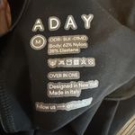 ADAY  Over In One Wrap Dress Black Medium EUC Photo 4