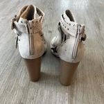 JustFab Womens  Studded Beige Ankle Boots - 10 Photo 6