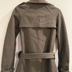 Men's Brown Trench Coat Size 38 Photo 7