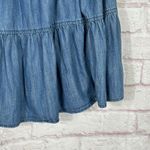 Madewell  Medium Denim Tiered Blouse Photo 6
