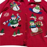 Tiara International Women’s Ugly Christmas Sweater Size L Red Size L Photo 1