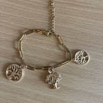 Stainless Steel Tree of Life Charm Bracelet Gold Photo 3