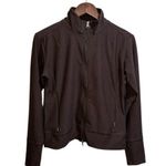 Lucy Activewear Women’s size medium Full Zip Motion yoga Jacket Brown Photo 0