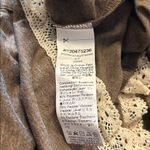 SheIn  Boho Feels long sleeve vneck lace trimmed top shirt NWT Photo 7