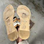 Dolce Vita Pais Snakeskin Strappy Wedge Sandals in Tan Ivory Shoes Slides Size 6 Photo 2