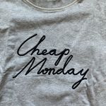 Cheap Monday  gray pullover sweatshirt Photo 1