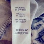 Chico's Chico’s Royal Oak Midi Dress Vanity Size 1/US Medium‎ Blue White Paisley Photo 9