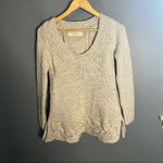 ZARA  knit cream scoop neck sweater Photo 12