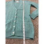 Isle of Skye Women Scotland Made Pure Cashmere Blue cardigan sweater fit sz S Photo 6